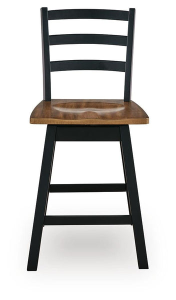 Wildenauer Counter Height Swivel Barstool
