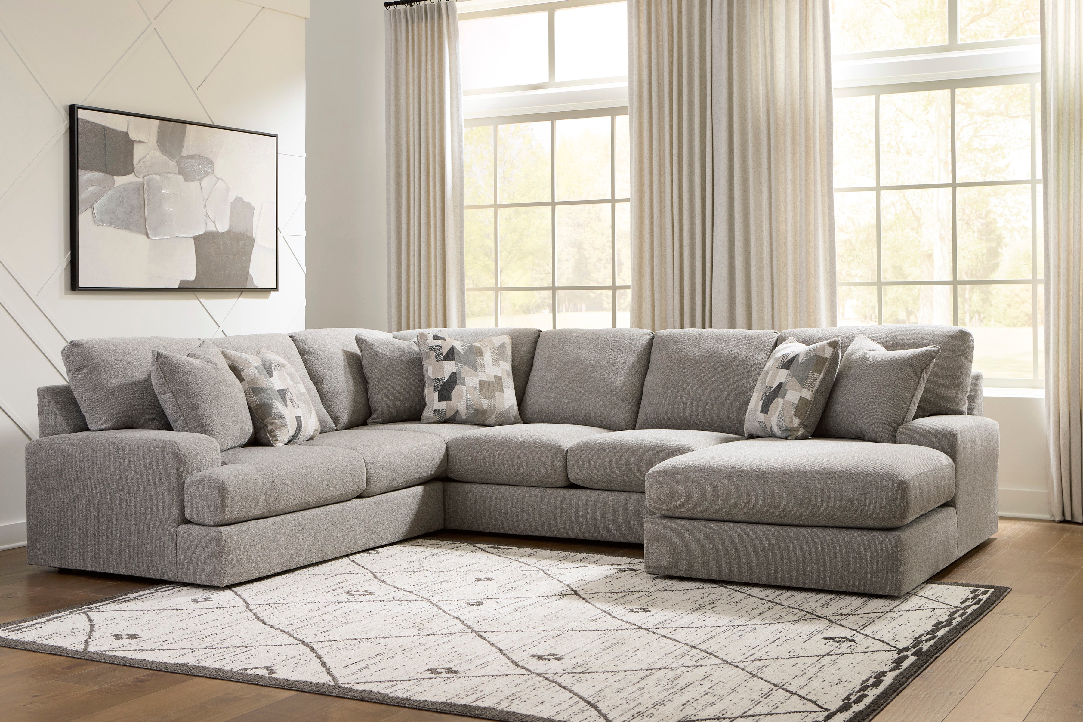 Lindon Large Performance 3pc Sectional Left or Right