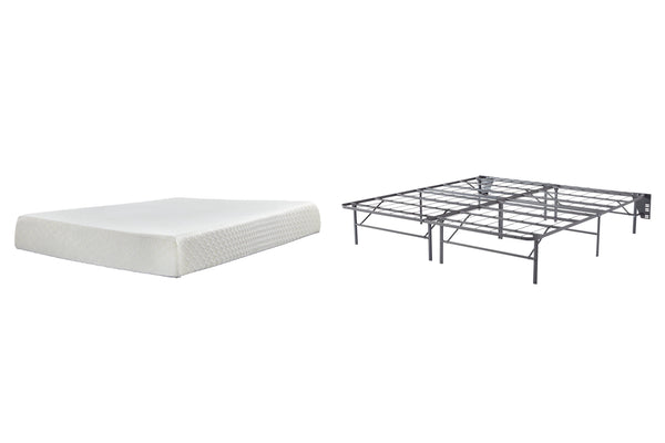 10 Inch Chime Memory Foam Mattress Set