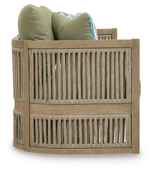 Serena Shores Outdoor Sofa with Cushion