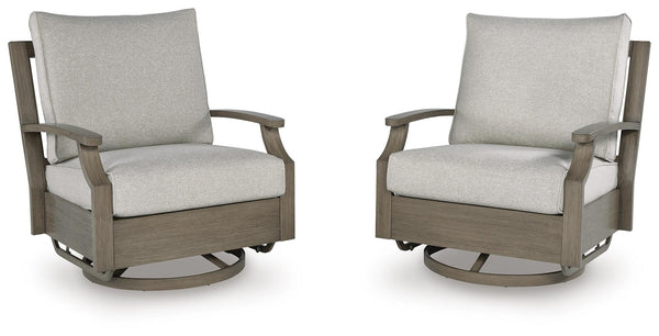 Rainier Ranch Outdoor Swivel Glider Chair with Cushion image