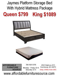 Platform Storage Bed Package Deal #2