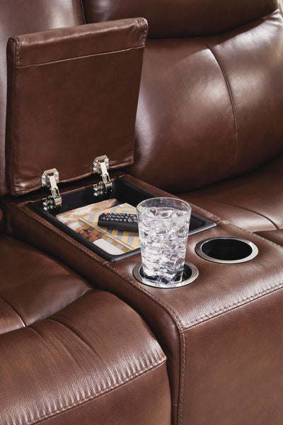 Next Move Power Reclining Loveseat with Console