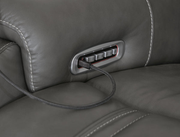 5Z - Pittson Power Reclining Sectional Loveseat