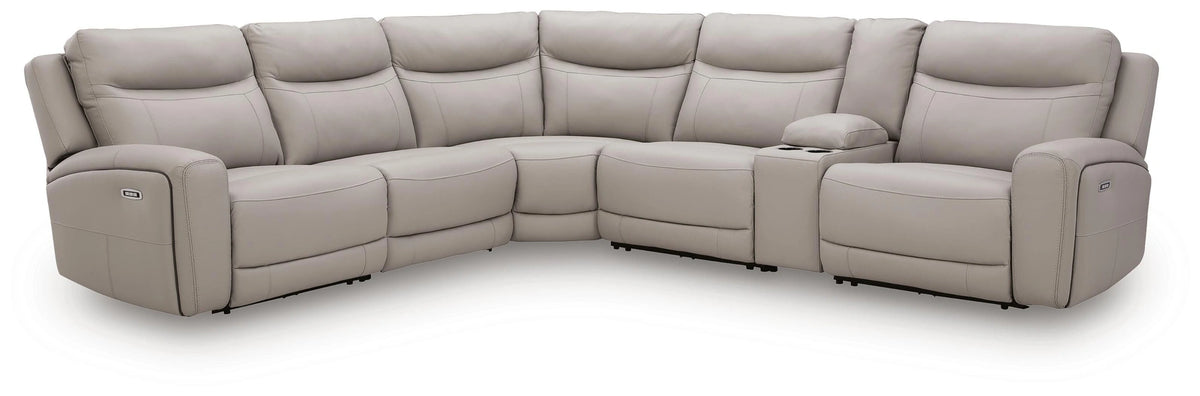 Gravier Power Reclining Sectional with Storage Console