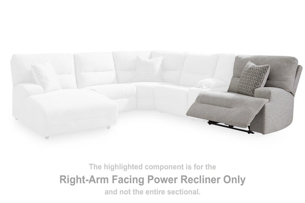 Acklen Place Power Sectional Reclining Sofa with Storage Console