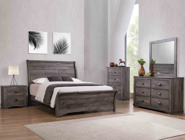 Crown Mark Furniture Coralee 6 Drawer Dresser in Gray image