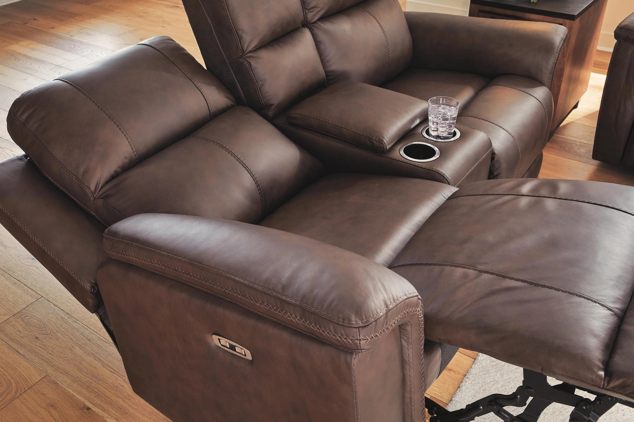 Bleckley Power Reclining Loveseat with Console