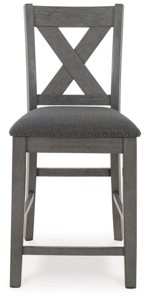 Caitbrook Counter Height Dining Table and Bar Stools (Set of 7)
