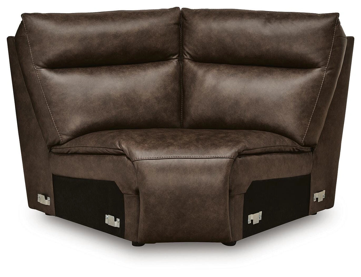 ModZ Power Reclining Sectional with Audio Console