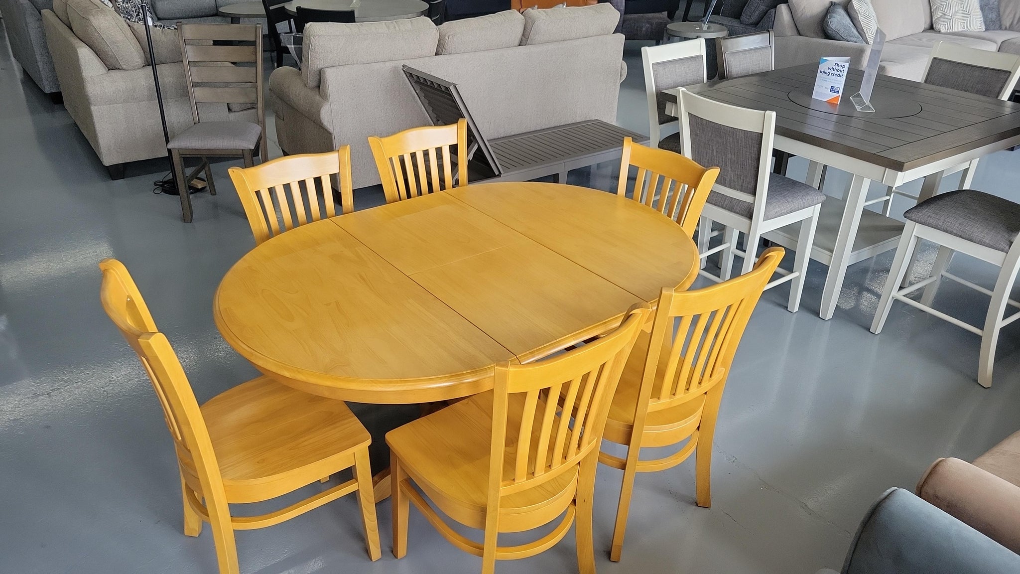 Clearance Solid Oak Dining Set