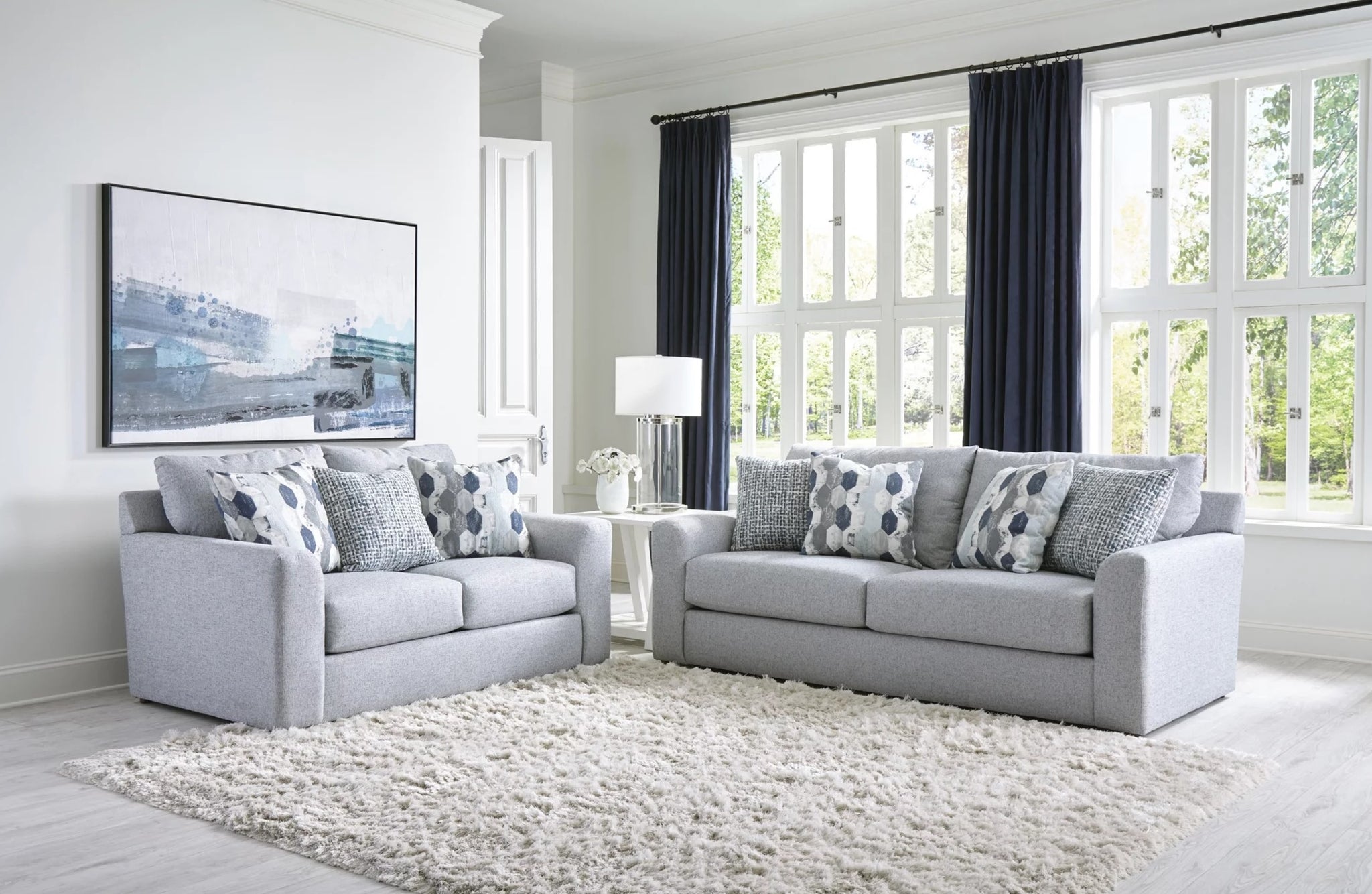 Hooten Sofa and Loveseat