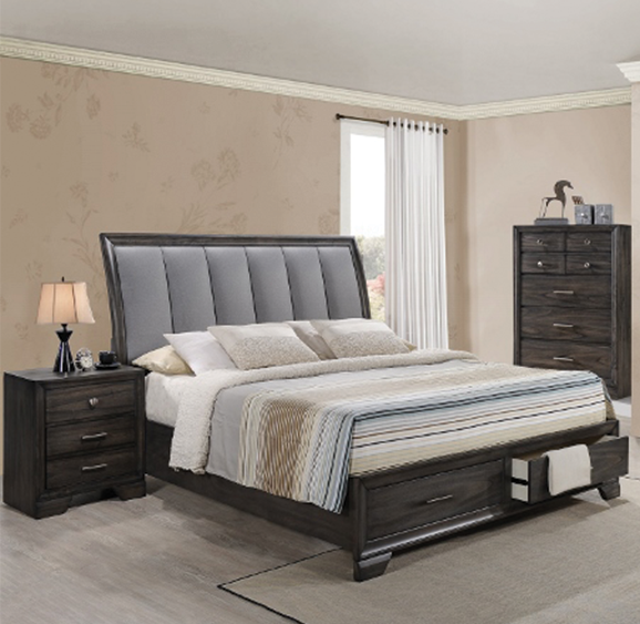 Jaymes Storage Platform 3 Piece Bedroom Set