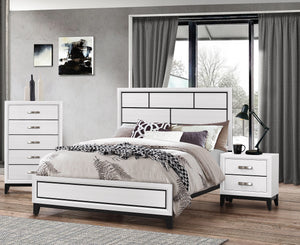 Akerson 3 Piece Bedroom Set White