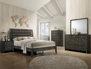 Evan Grey 5 Piece Bedroom Set