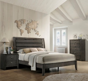 Evan Grey 3 Piece Bedroom Set