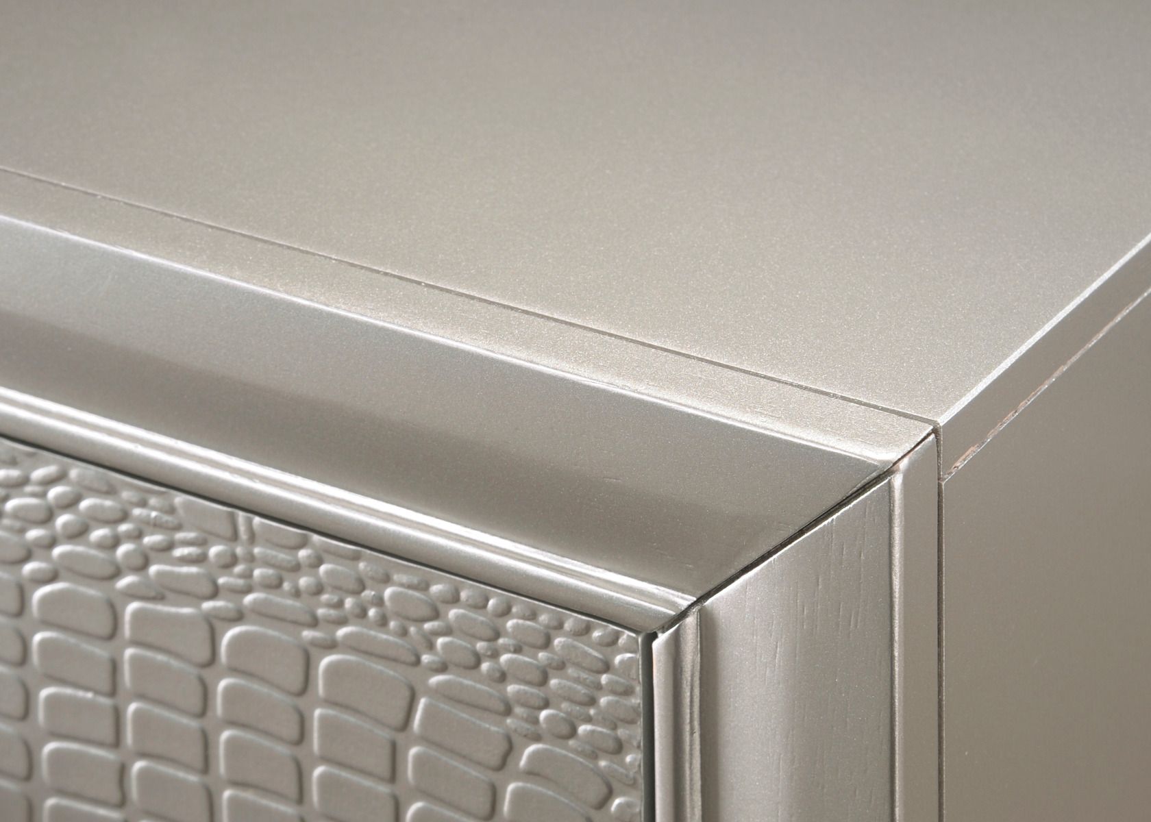 Lyssa Silver Nightstand