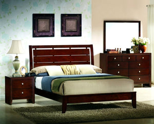Evan Cherry 4 Piece Bedroom Set
